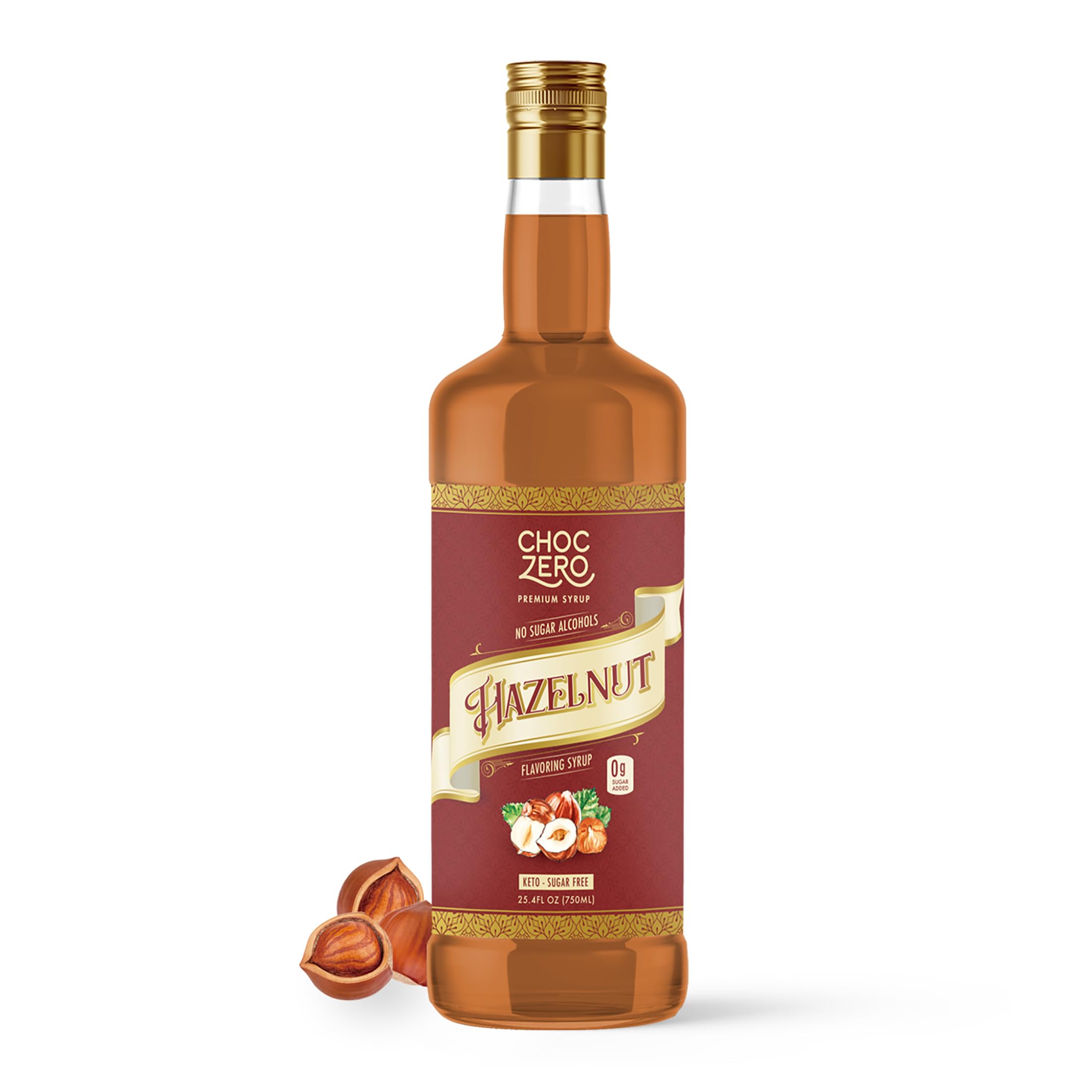 Amazon.com: ChocZero Sugar Free Hazelnut Syrup for Coffee - Keto